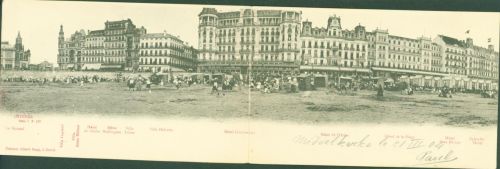 Ostende 1904 Hotel du Globe Hotel Wellington Villa Triton