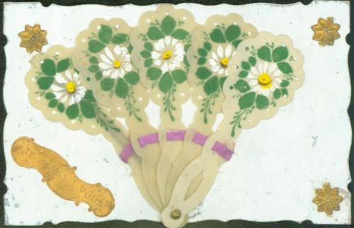 Blumenfächer aus Plastik