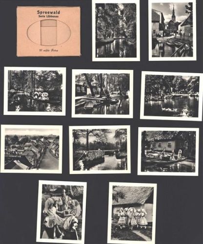 Lübbenau Kleinfotoserie 10 St im Originalumschlag (Spreewald)