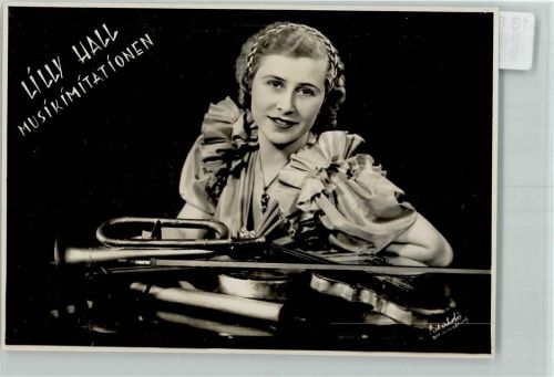 Lilly Hall Musikimitationen mit Widmung 1937