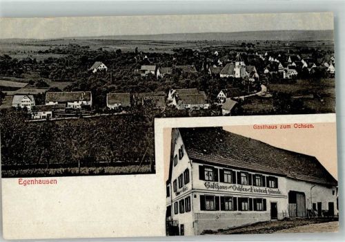 72227 W7271 Egenhausen , Württ - Gasthaus zum Ochsen