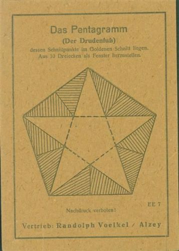 Alzey Das Pentagramm gestanzte Teile austrennbar Randolph Voelkel