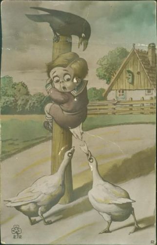 Enten zerissene Hose