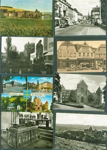 St. Wendel Lot mit 24 AK einige mehrfach