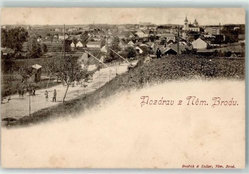 Havlickuv Brod Kirche Kutsche Fabrik Pozdrav z Nem Brodu