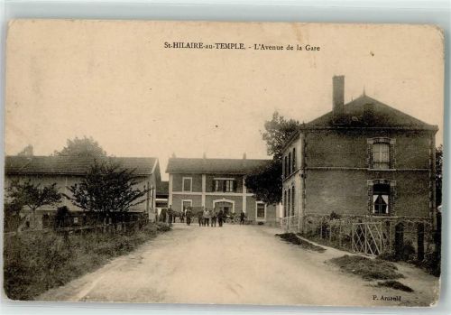Saint-Hilaire-au-Temple l`Avenue de la Gare