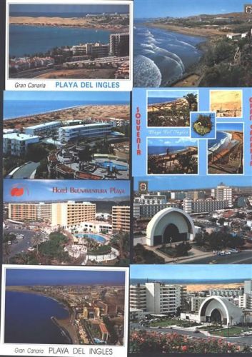 Playa del Ingles , Lot mit 9 div AK