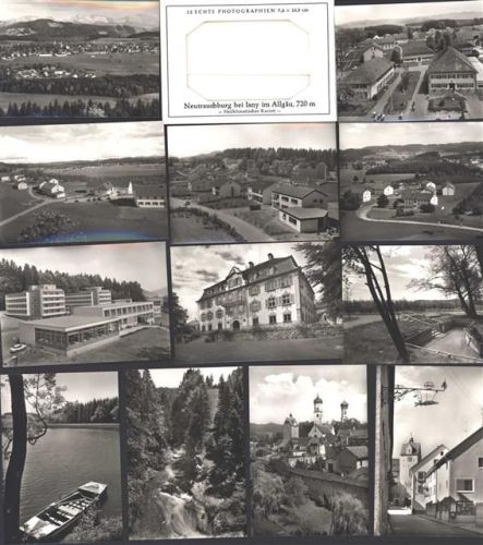 Neutrauchburg Kleinfotoserie mit 12 St im Originalumschlag
