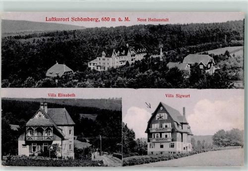 Schömberg Neue Heilanstalt Villa Elisabeth Villa Sigwart