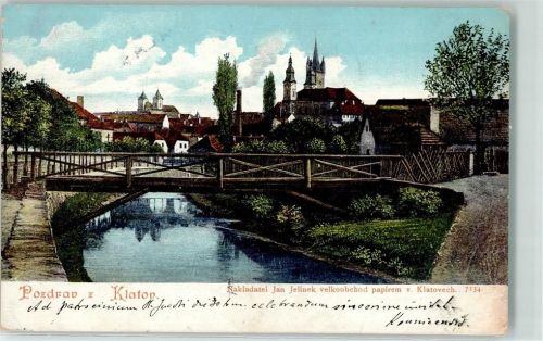 Klatovy Klattau - Kirche Brücke