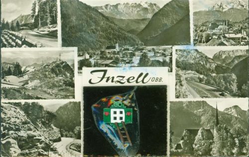 Inzell Applikation kleines Plastikfenster Fensterläden Leiter aus Plastik unter Schutzfolie Nachgebühr