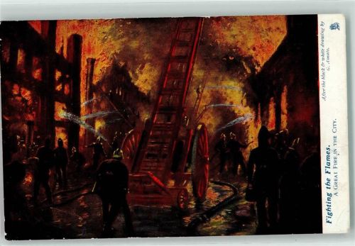 1904 Fighting the Flames Raphael Tuck Nr. 6459