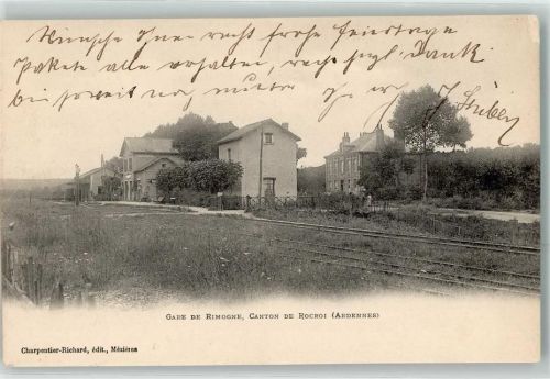 Rimogne Gare Canton de Rocroi Ardennes Feldpost No. 47