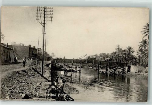 Basra The Strand Palmen Volkstypen