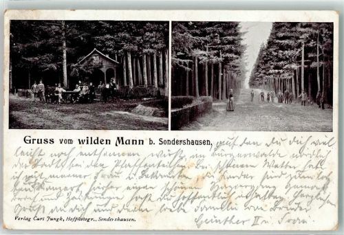 Sondershausen 1903 Schutzhütte Wilder Mann