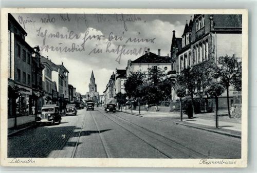 Letmathe Hagenerstrasse Auto Kirche Geschäft