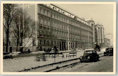 Winter Wohnhaus Oldtimer