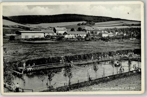 Rengshausen Burschenheim Beiserhaus Bad Schwimmbad Erziehungsheim der Inneren Mission