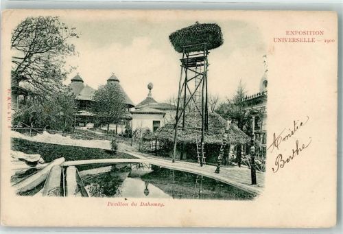 1900 Pavillon du Dahomey Exposition Universelle