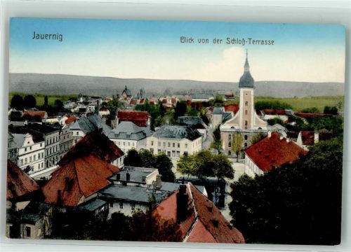 Javornik 1913 Blick von der Schloss Terrasse
