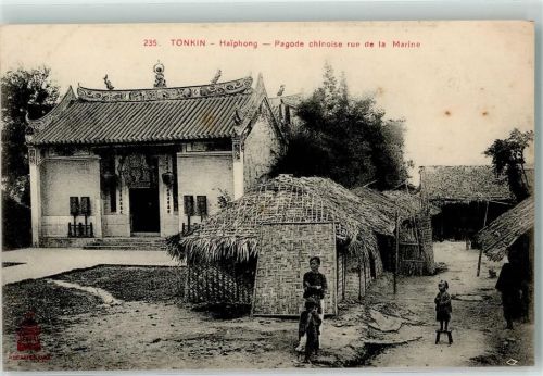 Haiphong Chinesische Pagode Rue de la Marine