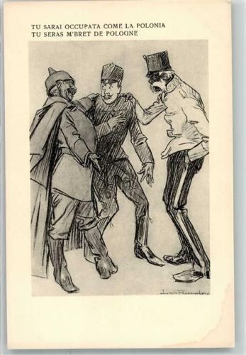 Verlag S.E.M. Nr. 46 Karikatur sign. Louis Raemaekers
