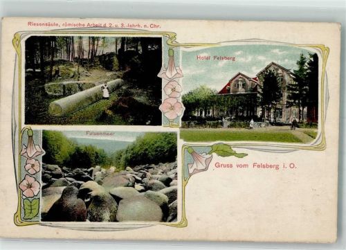 Felsberg Riesensäule Hotel Felsberg Cl. Hallmann Felsenmeer