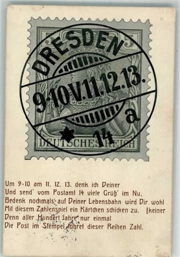 Dresden 9-1ß0 V. 11.12.13. + 14 a
