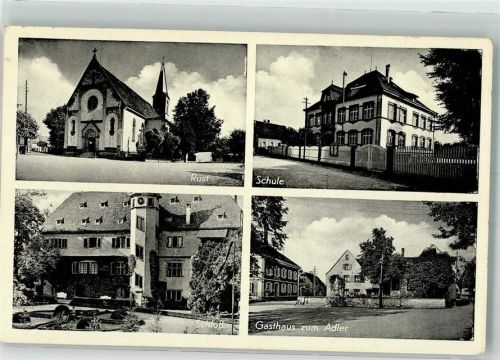 Rust Schloß Balthasarburg Gasthaus zum Adler Kirche Kirche
