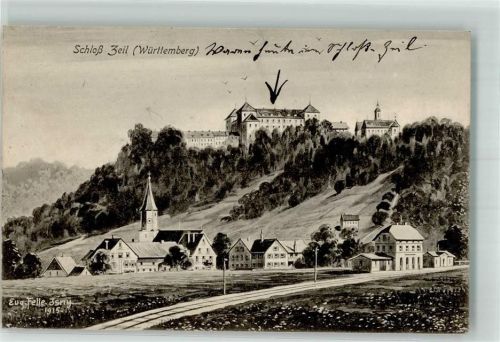 Leutkirch 1917 Schloss Zeil Eug. Felle Isny