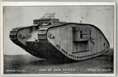 Ein englischer Mark-Panzer Panzer (WK I)
