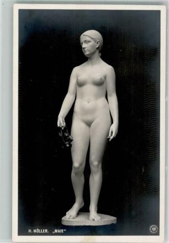 Berlin Mitte 1907 Nr. 20 Skulptur von H. Möller Maie Akt Verlag NPG