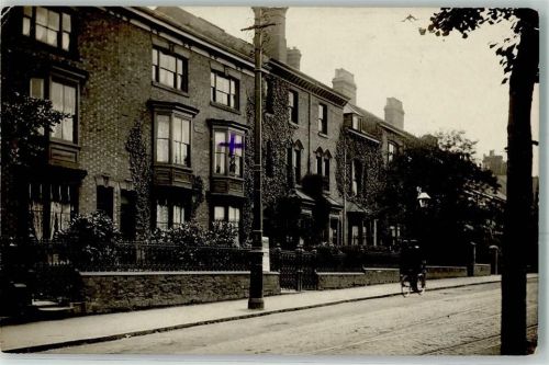 Leicester 1909 - Fahrrad Ort lt. Stempel