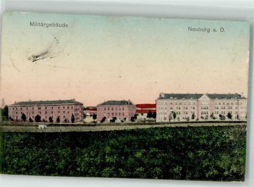 Neuburg 1915 Militärgebäude S.B. Ers. Batl. 15. Inf. Regt. Rekr. Dep. II.