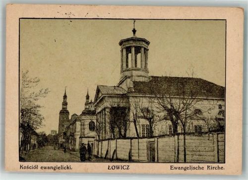 Lowitsch 1915 Ev. Kirche Feldpost WK 5.Reserve-Div.