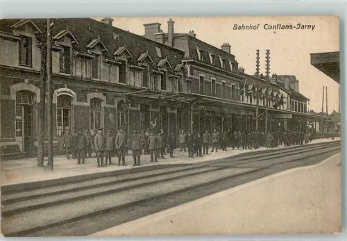 Abbeville-les-Conflans 1914 - 1915 Bahnhof Iarny