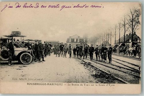 Bruges 1922 Uniform Auto Bahnhof Rousbrugge-Haringhe
