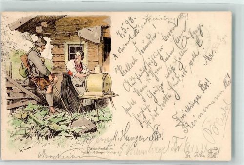 1898 Sennerin und Jäger