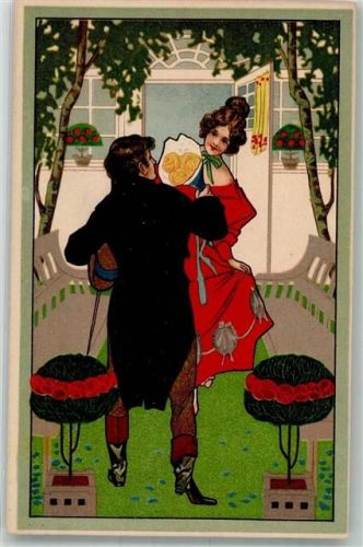 Liebespaar Biedermeier Zeit