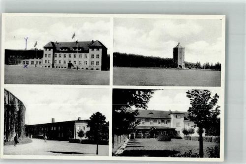 Grünberg 1936 WK II beschnitten Ort lt. Verlag Wasserturm Kaserne