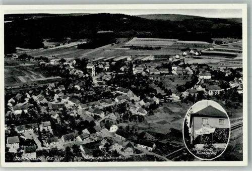 Otzenhausen Fliegeraufnahme Gasthaus Cafe Hunnenring Freigeg. R.L.M.