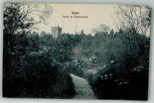 Nakel Naklo nad Notecia 1928 Foto AK Schützenpark