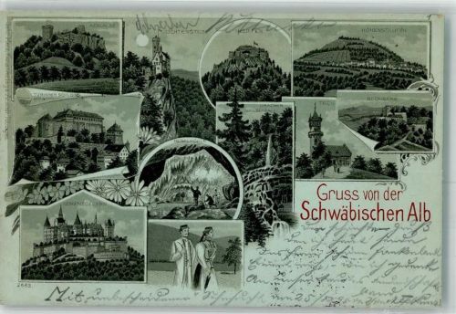Teck 1898 Schwäbische Alb Rechberg Neuffen