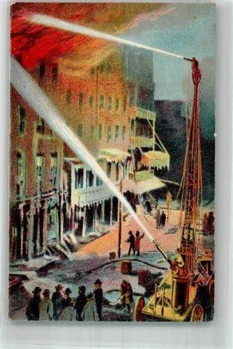 1910 - 1920 Im Einsatz Feuerleiter USA