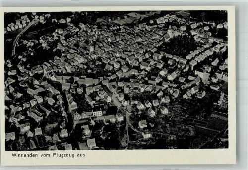 Winnenden Fliegeraufnahme Freigeg. R.L.M.