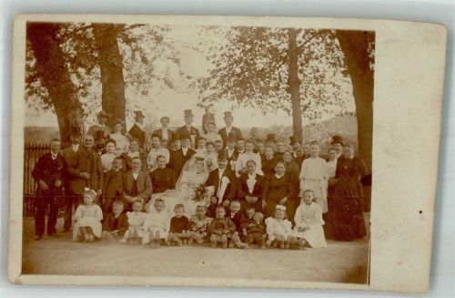Drübeck 1907 Hochzeit Ort handschriftlich