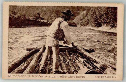 Beruf Rumänische Holzflösser auf der BistritzTracht