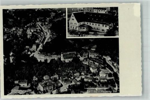 Tharandt Fliegeraufnahme Gasthaus zum Erblehngericht