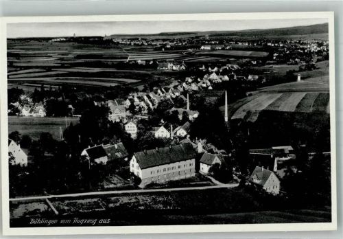 Bühlingen Fliegeraufnahme Freigeg. R.L.M.