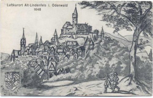 um 1910/20 Lindenfels, Ansicht,Hepp AKU1